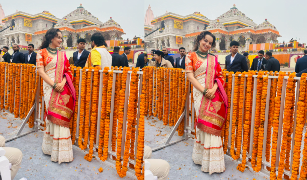 Kangana Ranaut at Ram mandir