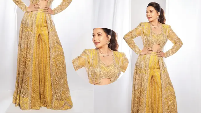 Madhuri Dixit has also shared a video of her dance from the sets of Dance Deewane.