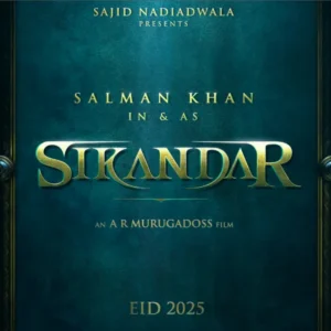 Rashmika Mandanna and Salman khan in bollwoood movie Sikandar eid 2025